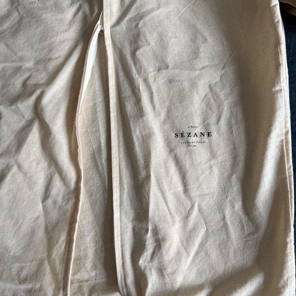 Sezane Scott Trench Coat Size 34/2 in Camel - Like New - Picture 9 of 13